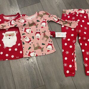 CARTERS CHRISTMAS JAMMIES, 2T, NWT